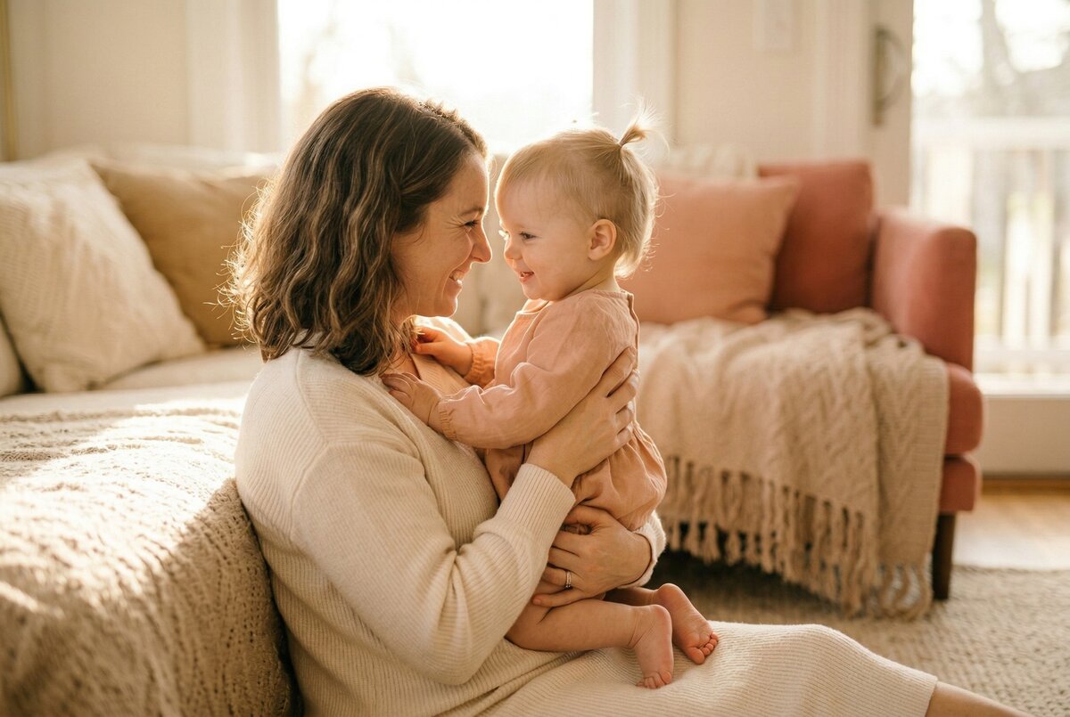 Mother and baby